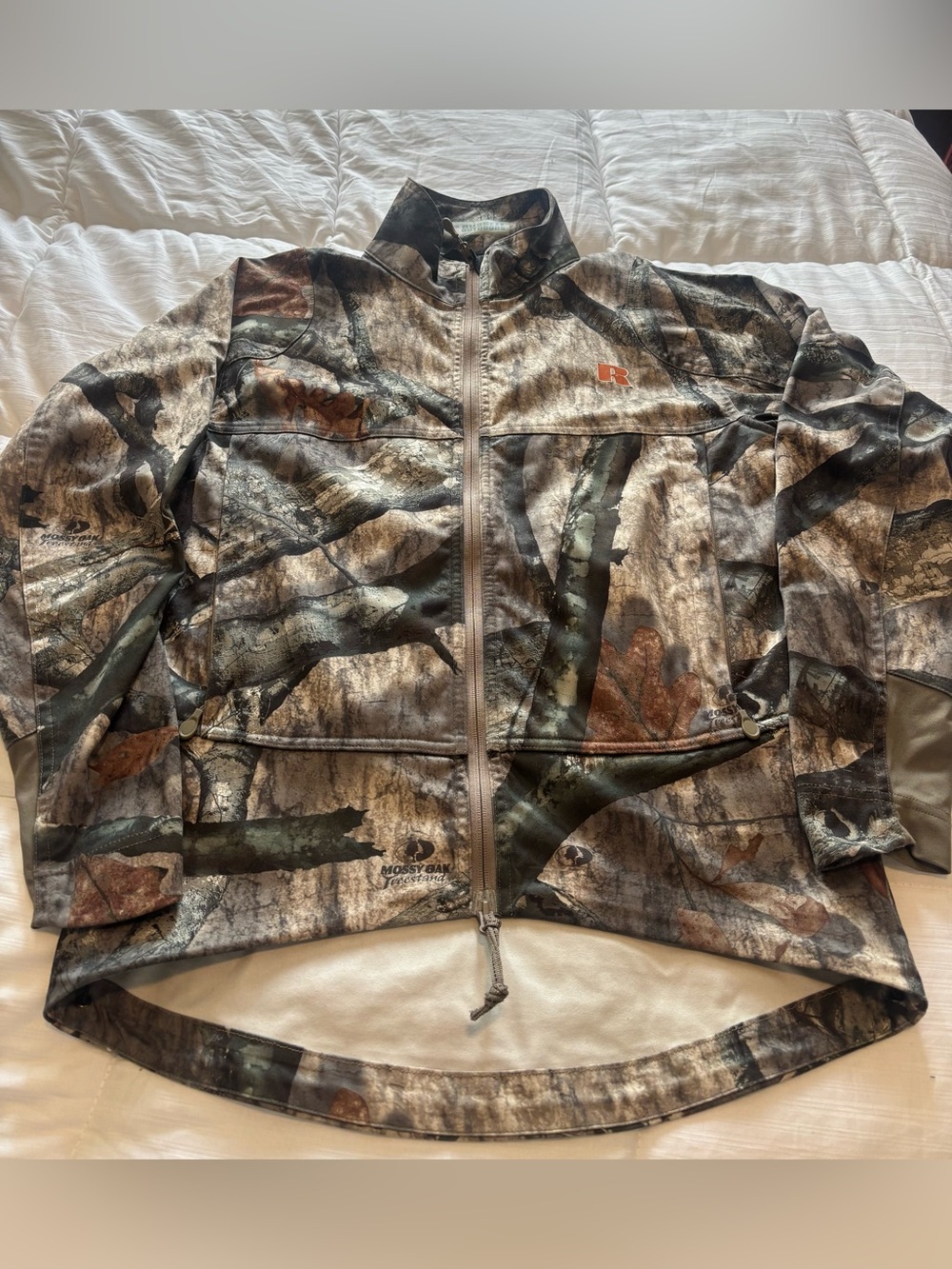Russell Outdoors Zephyr L3 Jacket Mossy Oak Camo Size Medium